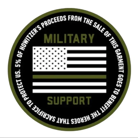 Howitzer Style Men's T-Shirt Over Tyranny Military Grunt MFG - Picture 8 of 10